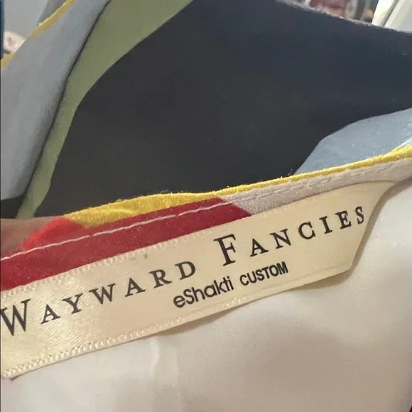 Multicolor Striped V-Neck Dress - Picture 9 of 15